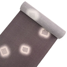 画像をギャラリービューアに読み込む, 洗える 着物 反物 紬風 レディース セミオーダー 仕立て付 赤茶 鮫 源氏香 古典 XS S M L XL 袷 単衣 テイジン素材 NKF エヌケーエフ 和装 和服 女性 小紋 きもの 羽織 コート ポリエステル