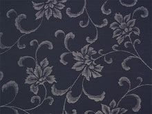 画像をギャラリービューアに読み込む, 洗える 着物 反物 紬風 レディース セミオーダー 仕立て付 ネイビー 唐花 XS S M L XL 袷 単衣 テイジン素材 NKF エヌケーエフ 和装 和服 女性 小紋 きもの 羽織 コート ポリエステル