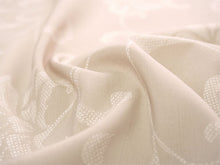 画像をギャラリービューアに読み込む, 洗える 着物 反物 紬風 レディース セミオーダー 仕立て付 アイボリー 唐花 XS S M L XL 袷 単衣 テイジン素材 NKF エヌケーエフ 和装 和服 女性 小紋 きもの 羽織 コート ポリエステル