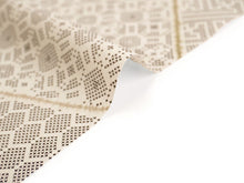 画像をギャラリービューアに読み込む, 洗える 着物 反物 紬風 レディース セミオーダー 仕立て付 ベージュ 裂取り 亀甲 紗綾型 格天井 古典 XS S M L XL 袷 単衣 テイジン素材 NKF エヌケーエフ 和装 和服 女性 小紋 きもの 羽織 コート ポリエステル