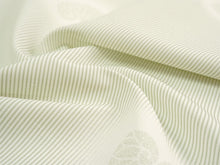画像をギャラリービューアに読み込む, 洗える 着物 反物 紬風 レディース セミオーダー 仕立て付 薄緑 縞 アオイ XS S M L XL 袷 単衣 テイジン素材 NKF エヌケーエフ 和装 和服 女性 小紋 きもの 羽織 コート ポリエステル