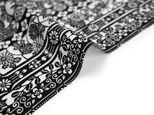 画像をギャラリービューアに読み込む, 洗える 着物 反物 紬風 レディース セミオーダー 仕立て付 白黒 モノトーン 桜 菊 萩 梅 XS S M L XL 袷 単衣 テイジン素材 NKF エヌケーエフ 和装 和服 女性 小紋 きもの 羽織 コート ポリエステル