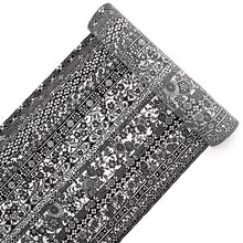 画像をギャラリービューアに読み込む, 洗える 着物 反物 紬風 レディース セミオーダー 仕立て付 白黒 モノトーン 桜 菊 萩 梅 XS S M L XL 袷 単衣 テイジン素材 NKF エヌケーエフ 和装 和服 女性 小紋 きもの 羽織 コート ポリエステル