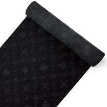 画像をギャラリービューアに読み込む, 洗える 着物 反物 紬風 レディース セミオーダー 仕立て付 ブラック 花 鳥 立涌 XS S M L XL 袷 単衣 テイジン素材 NKF エヌケーエフ 和装 和服 女性 小紋 きもの 羽織 コート ポリエステル