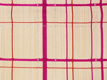 画像をギャラリービューアに読み込む, 兵児帯 絹 米沢織 ベージュ ピンク 銀 チェック お仕立て上がり チャイチャイ帯 大人の女性の贅沢な絹のへこ帯 カジュアルな装いをもっとお洒落に