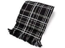画像をギャラリービューアに読み込む, 兵児帯 絹 米沢織 ブラック グレー 銀 チェック お仕立て上がり チャイチャイ帯 大人の女性の贅沢な絹のへこ帯 カジュアルな装いをもっとお洒落に
