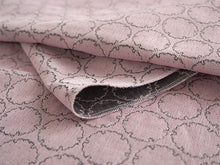 画像をギャラリービューアに読み込む, 綿きもの 小紋反物 フルオーダー仕立て付き ピンク グレー 両面 雪輪 米織小紋 風通織 質の良い米沢織の木綿着物 柔らかなガーゼ風の手触り オールシーズンの普段着に 日本製