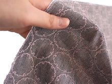 画像をギャラリービューアに読み込む, 綿きもの 小紋反物 フルオーダー仕立て付き ピンク グレー 両面 雪輪 米織小紋 風通織 質の良い米沢織の木綿着物 柔らかなガーゼ風の手触り オールシーズンの普段着に 日本製