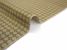 画像をギャラリービューアに読み込む, 綿きもの 小紋反物 フルオーダー仕立て付き カーキ 幾何学 花 格子 KIPPE めんこっとん 質の良い米沢織の木綿着物 柔らかなガーゼ風の手触り オールシーズンの普段着に 日本製