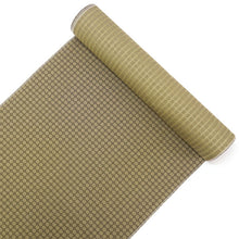 画像をギャラリービューアに読み込む, 綿きもの 小紋反物 フルオーダー仕立て付き カーキ 幾何学 花 格子 KIPPE めんこっとん 質の良い米沢織の木綿着物 柔らかなガーゼ風の手触り オールシーズンの普段着に 日本製