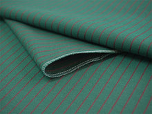 画像をギャラリービューアに読み込む, 綿きもの 小紋反物 フルオーダー仕立て付き グリーン 縞 KIPPE 質の良い米沢織の木綿着物 柔らかなガーゼ風の手触り オールシーズンの普段着に 日本製
