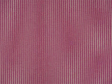 画像をギャラリービューアに読み込む, 綿きもの 小紋反物 フルオーダー仕立て付き 赤紫 縞 KIPPE 質の良い米沢織の木綿着物 柔らかなガーゼ風の手触り オールシーズンの普段着に 日本製