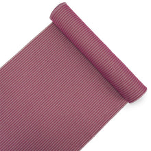 画像をギャラリービューアに読み込む, 綿きもの 小紋反物 フルオーダー仕立て付き 赤紫 縞 KIPPE 質の良い米沢織の木綿着物 柔らかなガーゼ風の手触り オールシーズンの普段着に 日本製