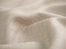 画像をギャラリービューアに読み込む, 洗える色無地 葵地紋 アイボリー 反物 セミオーダー仕立て付き 百華ブランドの上品な紋意匠 高級感あるテイジン素材の洗えるポリエステル着物 フォーマル・セミフォーマルに レディース