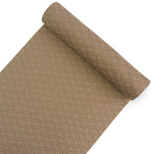 画像をギャラリービューアに読み込む, 洗える色無地 葵地紋 カーキ ブラウン 反物 セミオーダー仕立て付き 百華ブランドの上品な紋意匠 高級感あるテイジン素材の洗えるポリエステル着物 フォーマル・セミフォーマルに レディース