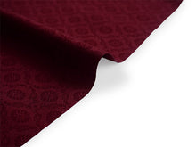 画像をギャラリービューアに読み込む, 洗える色無地 葵地紋 ボルドー 反物 セミオーダー仕立て付き 百華ブランドの上品な紋意匠 高級感あるテイジン素材の洗えるポリエステル着物 フォーマル・セミフォーマルに レディース