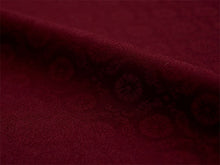 画像をギャラリービューアに読み込む, 洗える色無地 葵地紋 ボルドー 反物 セミオーダー仕立て付き 百華ブランドの上品な紋意匠 高級感あるテイジン素材の洗えるポリエステル着物 フォーマル・セミフォーマルに レディース
