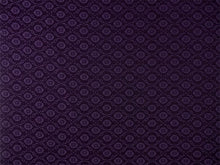 画像をギャラリービューアに読み込む, 洗える色無地 葵地紋 パープル 反物 セミオーダー仕立て付き 百華ブランドの上品な紋意匠 高級感あるテイジン素材の洗えるポリエステル着物 フォーマル・セミフォーマルに レディース