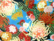 画像をギャラリービューアに読み込む, はんてん レディース 半纏 リバーシブル 黒 赤茶 七宝 乱菊 木の実 フリーサイズ リバーシブル 軽くて暖かい 部屋着やお散歩に 防寒・節電に