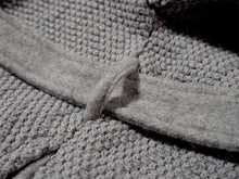 画像をギャラリービューアに読み込む, ニットドッキングコート グレー YOUTOWA ビーバー生地とニットを組み合わせた冬のコート 人気のへちま衿が和装にもぴったり