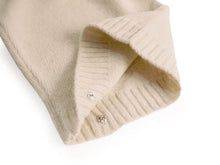 画像をギャラリービューアに読み込む, フリンジショールカーディガン ベージュ YOUTOWA 着こなし2way!ショール風に道行風に、サッと羽織れる薄手ニットカーディガン