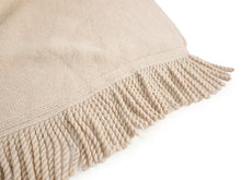 画像をギャラリービューアに読み込む, フリンジショールカーディガン ベージュ YOUTOWA 着こなし2way!ショール風に道行風に、サッと羽織れる薄手ニットカーディガン