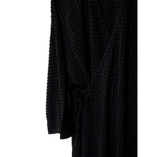 画像をギャラリービューアに読み込む, カーディガン 和装コート チャコール 道中着風で着物に合うお洒落なカシュクールカーディガン 肌寒い日や冷房対策に
