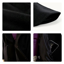 画像をギャラリービューアに読み込む, へちま衿コート カシミヤ混 3色 ライトブルー ブラック アイボリー 人気のへちま衿の冬用カシミヤコート 着物にも洋服にも合うシンプル可愛さ