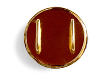 画像をギャラリービューアに読み込む, 帯留 絹 白地 ブルー オリエンタル柄 ラウンド 絹帯地で作ったくるみボタン風の素朴かわいい帯どめ 四分紐にも通せる大きめサイズ