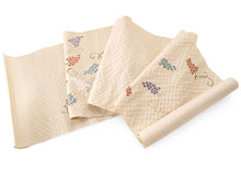 画像をギャラリービューアに読み込む, 絹 西陣織 九寸名古屋帯 単品 仕立て付き ベージュ ぶどう お太鼓柄 レディース 普段着や気軽なパーティーに