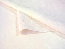 画像をギャラリービューアに読み込む, 洗える長襦袢 反物 東レシルック七彩ぼかし 草花地紋 イエロー グリーン パープル フルオーダー仕立て付き レディース