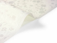 画像をギャラリービューアに読み込む, 洗える長襦袢 反物 東レシルック七彩ぼかし 草花地紋 イエロー グリーン パープル フルオーダー仕立て付き レディース