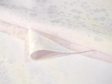 画像をギャラリービューアに読み込む, 洗える長襦袢 反物 東レシルック七彩ぼかし 草花地紋 パープル イエロー フルオーダー仕立て付き レディース