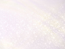 画像をギャラリービューアに読み込む, 洗える長襦袢 反物 東レシルック七彩ぼかし 草花地紋 パープル イエロー フルオーダー仕立て付き レディース