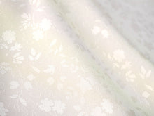 画像をギャラリービューアに読み込む, 洗える長襦袢 反物 東レシルック七彩ぼかし 草花地紋 パープル イエロー フルオーダー仕立て付き レディース