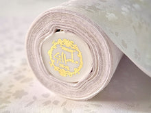 画像をギャラリービューアに読み込む, 洗える長襦袢 反物 東レシルック七彩ぼかし 草花地紋 パープル イエロー フルオーダー仕立て付き レディース