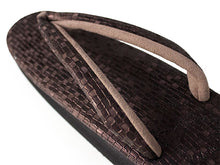 画像をギャラリービューアに読み込む, カレンブロッソ 草履 単品 Lサイズ ブラウン 石畳 チェック 格子 鼻緒 レディース 歩きやすくてオシャレ 愛好者の多い菱屋カフェ草履