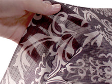 画像をギャラリービューアに読み込む, 東レ爽竹洗える長襦袢反物 フルオーダーお仕立て付き セオα パープル ダマスク 紗 ストライプ 快適 自宅で洗濯OK