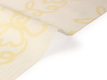 画像をギャラリービューアに読み込む, 東レ爽竹洗える長襦袢反物 フルオーダーお仕立て付き セオα ホワイト イエロー 花 つる 紗 ストライプ 快適 自宅で洗濯OK