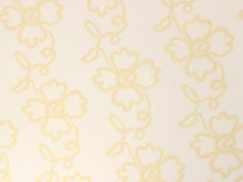 画像をギャラリービューアに読み込む, 東レ爽竹洗える長襦袢反物 フルオーダーお仕立て付き セオα ホワイト イエロー 花 つる 紗 ストライプ 快適 自宅で洗濯OK