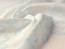 画像をギャラリービューアに読み込む, 東レ爽竹洗える長襦袢反物 フルオーダーお仕立て付き セオα ホワイト ブルー 花 つる 紗 ストライプ 快適 自宅で洗濯OK