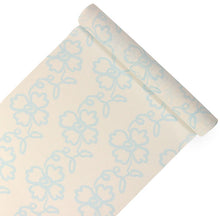 画像をギャラリービューアに読み込む, 東レ爽竹洗える長襦袢反物 フルオーダーお仕立て付き セオα ホワイト ブルー 花 つる 紗 ストライプ 快適 自宅で洗濯OK
