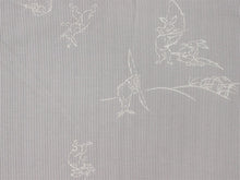 画像をギャラリービューアに読み込む, 東レ爽竹 洗える長襦袢 お仕立て上がり 万筋 ウォームグレー 鳥獣戯画 紗 夏用 自宅で洗濯OK サラッと快適 夏向け長襦袢