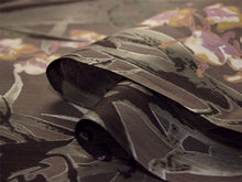 画像をギャラリービューアに読み込む, 浴衣 反物 知多木綿 お仕立て付き グレージュ 笹 花 手染め 日本製 自分サイズにお誂え