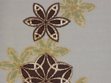 画像をギャラリービューアに読み込む, 浴衣 反物 知多木綿 お仕立て付き グレー 花 七宝 手染め 日本製 自分サイズにお誂え