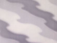 画像をギャラリービューアに読み込む, 相田翔子好み 雨コート反物 パープル 曲線 縞地紋 5サイズから選ぶセミオーダー 仕立て付 雨のお出かけが楽しくなる雨具