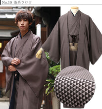 画像をギャラリービューアに読み込む, 着物 セット メンズ 12点セット 送料無料 洗える着物 羽織 角帯 和装小物 雪駄 フルセット 初心者 着物セット 男性 洗える着物セット ビギナー デビュー 入門 ギフト 和服 和装 メンズファッション 男性 着物デビューセット