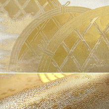 画像をギャラリービューアに読み込む, 袋帯 西陣織 フォーマル 正絹 金銀糸箔 シルバー地光悦垣 送料無料 名品 礼装 礼装用 着物 帯 和装 和服 女性 レディース 未使用 HZ