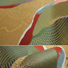 画像をギャラリービューアに読み込む, 袋帯 西陣織 フォーマル 正絹 煌華 緑地道長取りに桜 送料無料 名品 礼装 礼装用 着物 帯 和装 和服 女性 レディース 未使用 HZ