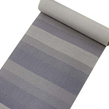 画像をギャラリービューアに読み込む, 【小紋 正絹 反物】着物 反物のみ 丹後ちりめん オフホワイト×紫地古典柄【送料無料】【hzわい】